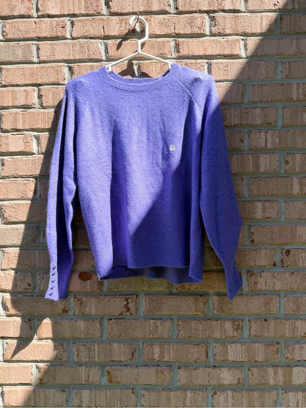 Ann Taylor Women’s Crewneck Sweater in Purple